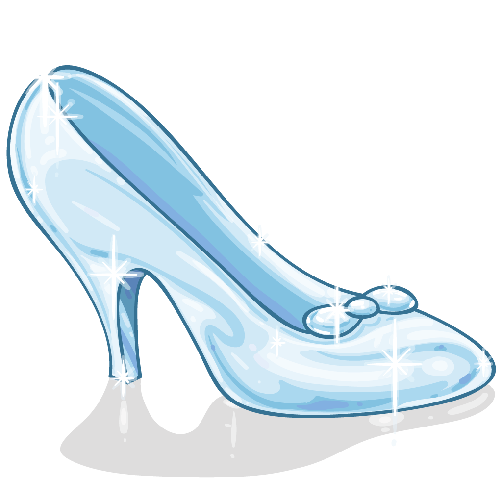 Zapatilla de cristal